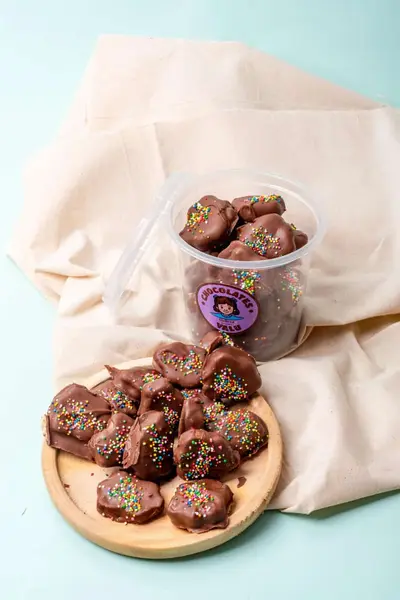 Galletas Cubiertas de Chocolate