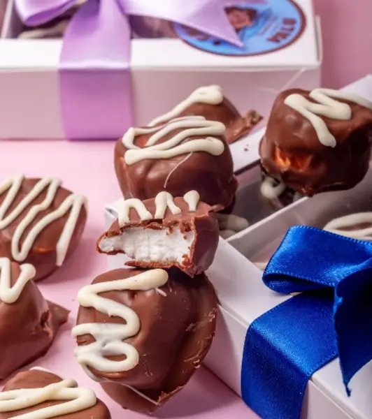 Deliciosos Masmelos Cubiertos de Chocolate Valu Melos